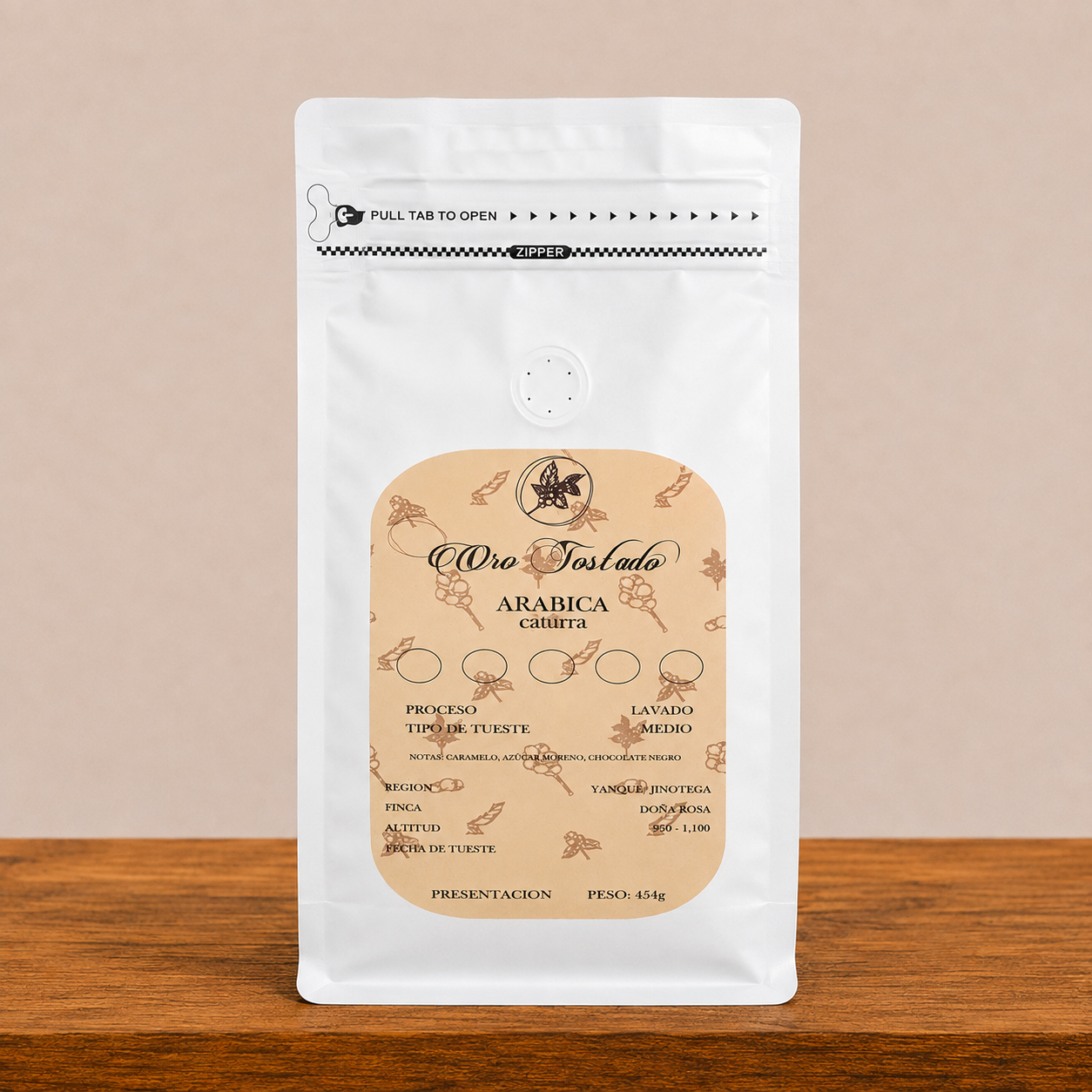 Café Oro Tostado - Lavado