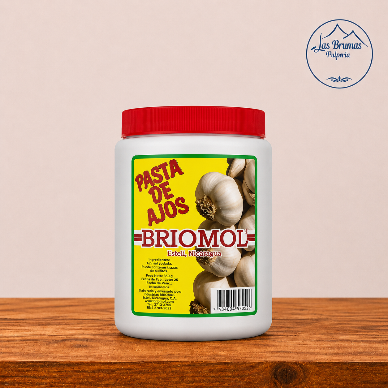 Pasta De Ajos Briomol 500gr